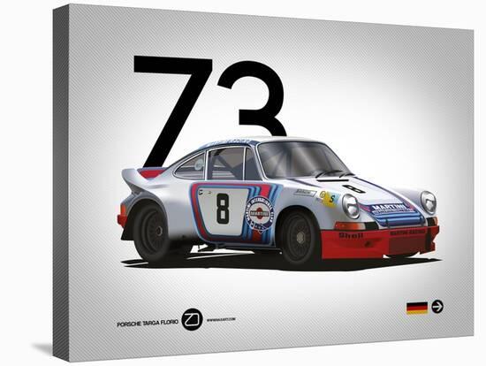 1973 Porsche Targa Florio-NaxArt-Stretched Canvas