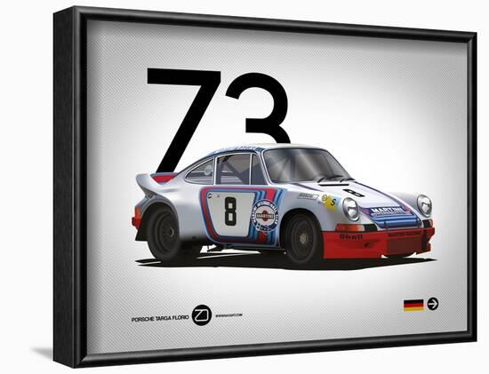 1973 Porsche Targa Florio-NaxArt-Framed Art Print