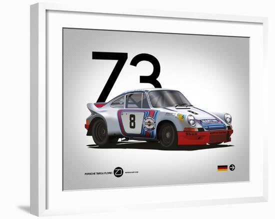 1973 Porsche Targa Florio-NaxArt-Framed Art Print