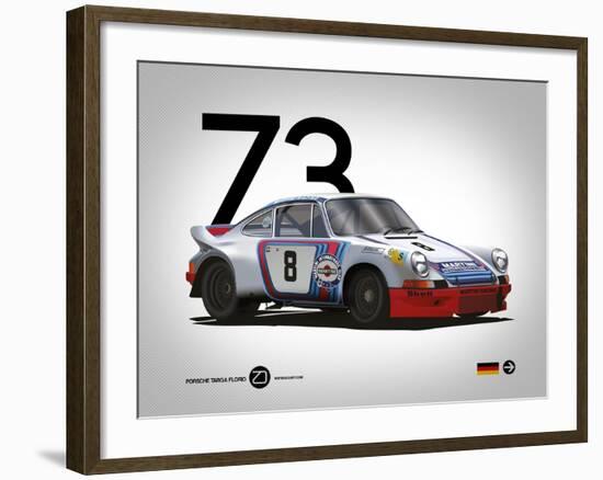 1973 Porsche Targa Florio-NaxArt-Framed Art Print