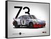 1973 Porsche Targa Florio-NaxArt-Framed Stretched Canvas