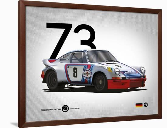 1973 Porsche Targa Florio-NaxArt-Framed Art Print