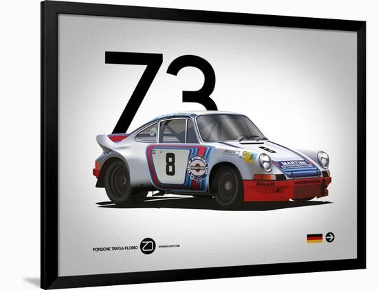 1973 Porsche Targa Florio-NaxArt-Framed Art Print