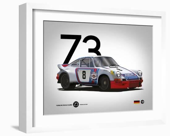 1973 Porsche Targa Florio-NaxArt-Framed Art Print