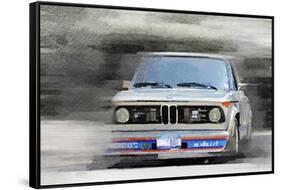1974 BMW 2002 Turbo Watercolor-NaxArt-Framed Stretched Canvas