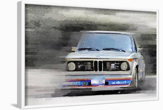 1974 BMW 2002 Turbo Watercolor-NaxArt-Framed Art Print