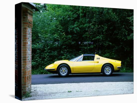 1974 Ferrari Dino 246 GTS-null-Stretched Canvas