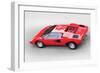 1974 Lamborghini Countach Watercolor-NaxArt-Framed Art Print