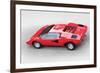 1974 Lamborghini Countach Watercolor-NaxArt-Framed Art Print