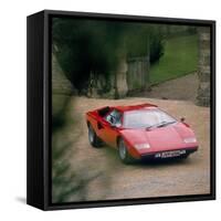 1974 Lamborghini Countach-null-Framed Stretched Canvas