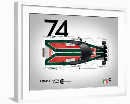 1974 Lancia Stratos Turbo-NaxArt-Framed Art Print