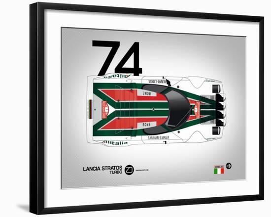 1974 Lancia Stratos Turbo-NaxArt-Framed Art Print