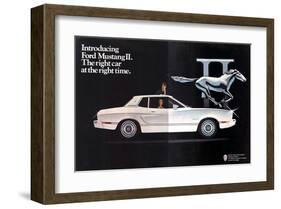 1974 Mustang at the Right Time-null-Framed Art Print