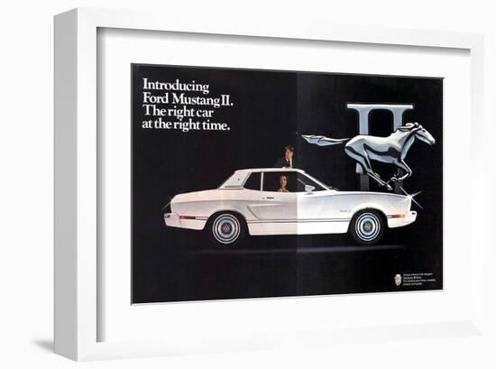 1974 Mustang at the Right Time-null-Framed Art Print