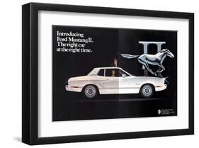 1974 Mustang at the Right Time-null-Framed Art Print