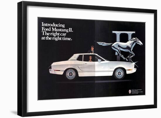 1974 Mustang at the Right Time-null-Framed Art Print