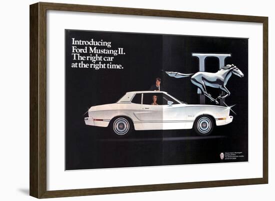 1974 Mustang at the Right Time-null-Framed Art Print