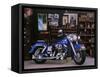 1975 Harley Davidson FLH-null-Framed Stretched Canvas