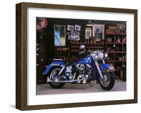 1975 Harley Davidson FLH-null-Framed Photographic Print