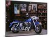 1975 Harley Davidson FLH-null-Mounted Photographic Print