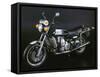1975 Suzuki RE5 Rotary-null-Framed Stretched Canvas