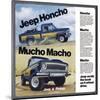 1976 Jeep Honcho - Mucho Macho-null-Mounted Art Print