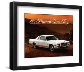 1976 Plymouth Gran Fury-null-Framed Art Print