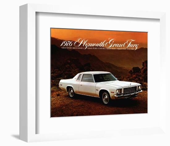 1976 Plymouth Gran Fury-null-Framed Art Print