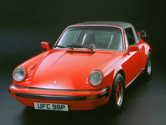 1986 Porsche 911 Targa Salle D'Exposition Publicité Sales Affiche Rare 1986 Porsche 911 Targa Salle D'Exposition Publicité Sales Affiche Rare