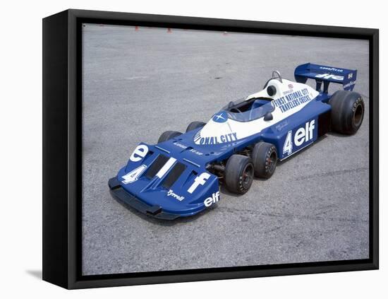 1977 Elf Tyrrell P34-null-Framed Stretched Canvas