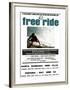 1977 Free Ride Surf Movie Poster-null-Framed Giclee Print