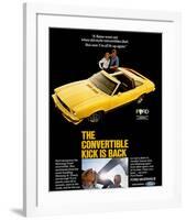 1977 Mustang Convertible Kick-null-Framed Premium Giclee Print