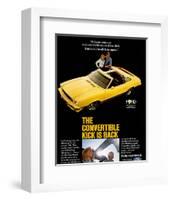 1977 Mustang Convertible Kick-null-Framed Art Print