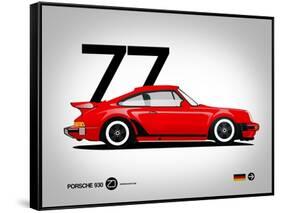 1977 Porsche 930-NaxArt-Framed Stretched Canvas