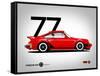 1977 Porsche 930-NaxArt-Framed Stretched Canvas