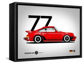 1977 Porsche 930-NaxArt-Framed Stretched Canvas