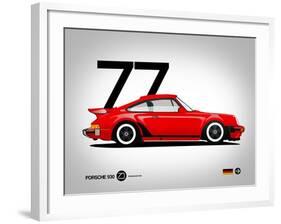 1977 Porsche 930-NaxArt-Framed Art Print