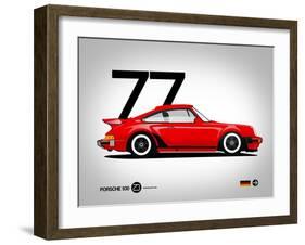 1977 Porsche 930-NaxArt-Framed Art Print