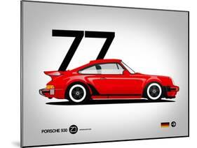 1977 Porsche 930-NaxArt-Mounted Art Print