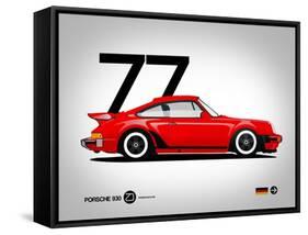 1977 Porsche 930-NaxArt-Framed Stretched Canvas