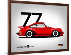 1977 Porsche 930-NaxArt-Framed Art Print