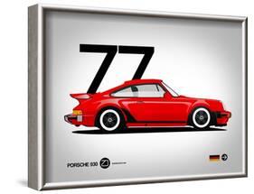 1977 Porsche 930-NaxArt-Framed Art Print