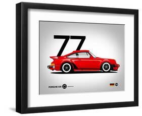 1977 Porsche 930-NaxArt-Framed Art Print