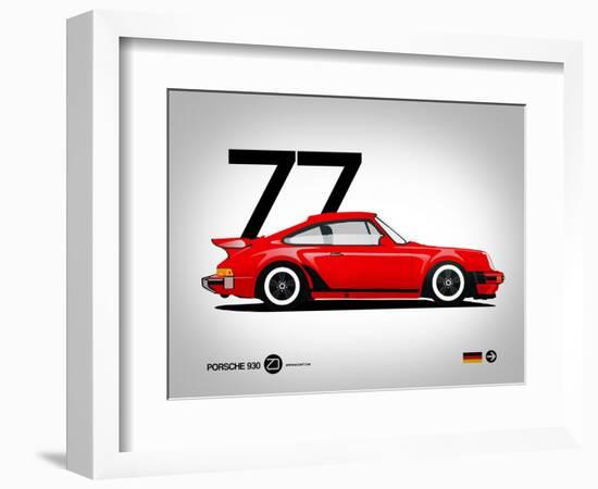 1977 Porsche 930-NaxArt-Framed Art Print