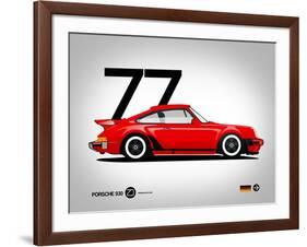 1977 Porsche 930-NaxArt-Framed Art Print