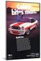 1978 Mustang - Cobra Bites Man-null-Mounted Art Print