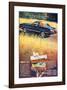 1978 Mustang - I Take a Break-null-Framed Art Print