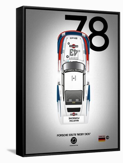 1978 Porsche 935/78 "Moby Dick"-NaxArt-Framed Stretched Canvas