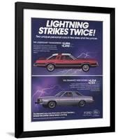 1978 Thunderbird Lightning-null-Framed Art Print