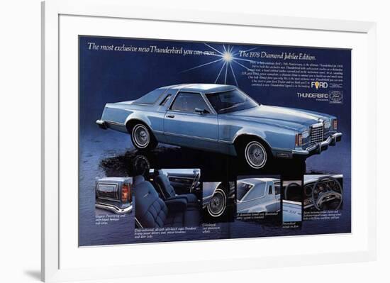 1978Thunderbird Jubilee Edition-null-Framed Art Print